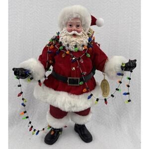 Possible Dreams In A Tangle - 11 in Polyresin- Santa Tangled Lights 6012247